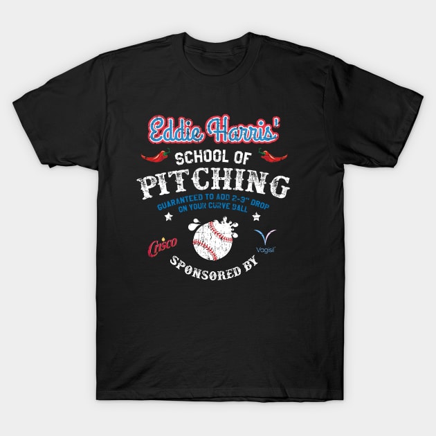 Eddie Harris School of Pitching T-Shirt by MonkeyKing